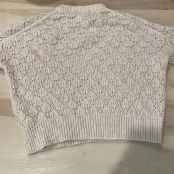 Boden Chunky pointelle sweater warm ivory - Picture 9 of 12